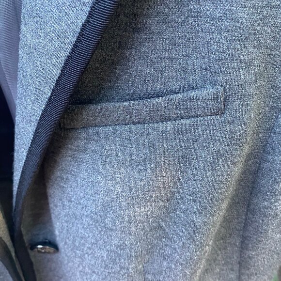 Gap The Academy Blazer Size 2 Dark Gray Fully Lined - Picture 8 of 12